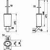 Ерш подвесной Gessi Ovale 25620.031