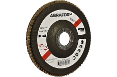 Круг лепестковый FlapLine CR, 125 мм, P80, прямой ABRAFORM AF-FL-CR-KLT1-80