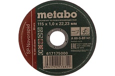 Круг отрезной SP-Novorapid 115x1.0x22.2 мм Metabo 617175000