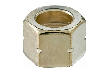 Гайка накидная М16x1.5LH (левая, латунь) ПТК 00000028170