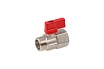 Шаровой кран AV Engineering MINI 1/2 нар.-вн. красная ручка AVE13712R