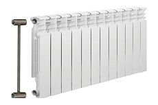 Биметаллический радиатор отопления Solur PRESTIGE 12 секций BMET12