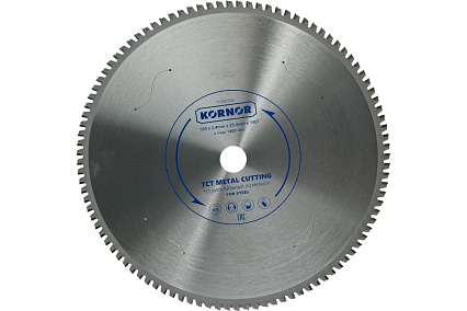 Диск пильный TCT для стали 305x2.4x25.4 мм, 100 зубьев KORNOR 11305100