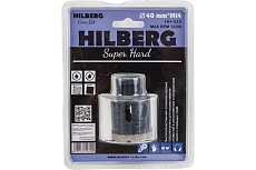 Коронка алмазная по керамике и керамограниту Super Hard (40 мм; M14) Hilberg HH640
