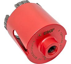 Коронка алмазная Turbo Fast Expert 72 мм, M16, Laser EKF dch-72-trb-m16