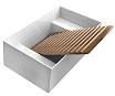 Раковина Galassia Meg11 PRO 5484 60 см белый глянцевый