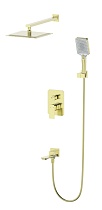 Душевой набор Wonzon&Woghand Diamond WW-88939011-BG брашированное золото