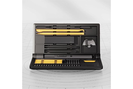 Набор инструментов для точных работ Hoto precision screwdriver kit pro (чёрный, жёлтый) HFE0002GL
