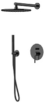 Душевой набор Gattoni Circle Two 9190/PDNO черный матовый