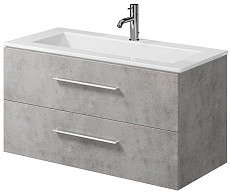 Мебель для ванной Creto Ares 100 см бетон