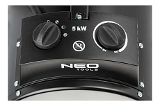 Электронагреватель Neo Tools мощностью 5 кВт, регулируемые настройки, IPX4 90-069