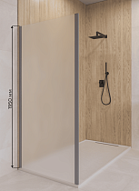 Боковая стенка RGW Z-050-2Gr 120x195 матовое, серый 352205212-210