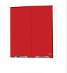 Шкаф подвесной SanMaria Милан 60 красный