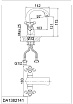 Смеситель для раковины D&K Hessen Goethe DA1382141 хром