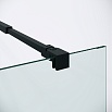 Душевая перегородка Niagara Nova NG-582-10BLACK 100x200 белый градиент, профиль черный матовый