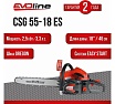Бензиновая пила Evoline CSG55-18ES