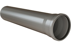 Труба EVER PLAST 110, 0.5 м, ПП, толщина 2.7 мм 553993