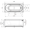 Акриловая ванна Ваннеса Виктория 160x70 см