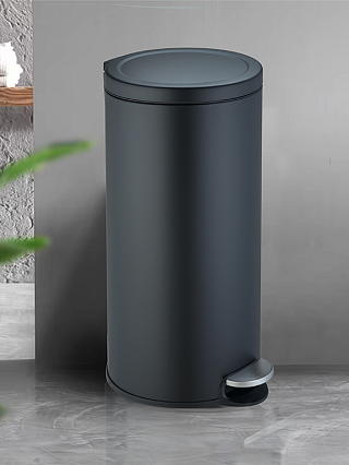 Ведро WeltWasser WW LORA BL 30L черный матовый 10000013388