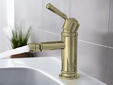 Смеситель для биде Aquatek Классик AQ1518PG полированное золото