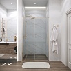 Душевая дверь Grossman Galaxy 130x195 прозрачное, золото сатин 100.K33.01.130.32.00