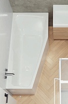 Акриловая ванна Riho Rethink Space 160x75 L белый глянец