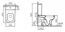 Унитаз VitrA D-Light 9014B003-7207 с микролифтом