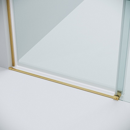 Душевая дверь Grossman Classic 150x195 прозрачное, золото сатин 100.K33.04.150.32.00