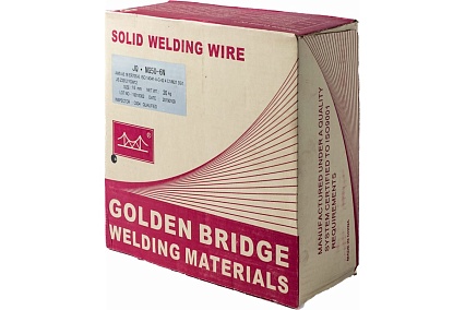 Проволока сварочная полированная JQ.MG50-6 N/ER70S-6 1.6 мм, 20 кг GOLDEN BRIDGE 138
