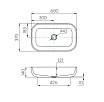 Раковина Акватон Лола 60 см 1A73313KLK010