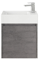 Тумба с раковиной BelBagno Kraft Mini 50 см Cemento Grigio, L