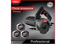 Профессиональная алмазная пила (плиткорез) Deli DE-YS110-1E (1300Вт, диск 110 мм, глубина реза 32 мм, 13000 об/мин) 134565