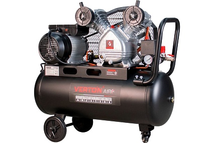 Компрессор Verton Air AC-50/450RV 230/50 В/Гц, масляный, ременной, 450 л/м, 50 л, 10 бар, 2.2 кВт, 1000 об/мин, рапид, асинхронный, однофазный 01.14017.15124