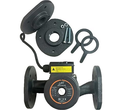 Циркуляционный насос LEO LRP 40-80F/250, 160/245/270 Вт, 220В, Q 65/113/183 лмин, Hmax 5,4/6,7/7,3 m 1108