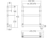 Полотенцесушитель электрический Margaroli Sole 540-3 хром