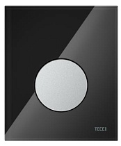 Кнопка смыва для писсуара TECE Loop 9242655 стекло, черный/хром матовый