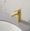 Смеситель для раковины Aquatek Ника AQ1810BG шлифованное золото