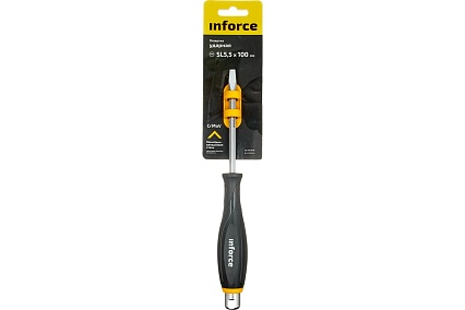 Ударная отвертка SL5,5х100мм Inforce 06-09-88