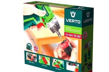 Аккумуляторная дрель-шуруповерт Verto 50G273