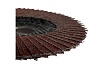 Круг лепестковый торцевой Brown 125х22 мм, Al 40 Flat Abraforce AFBR125AO04058F