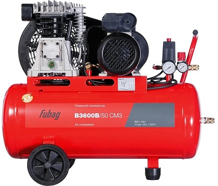 Компрессор Fubag B3600B/50 CM3, 360 л/мин, 50л, 10бар, 2.2кВт