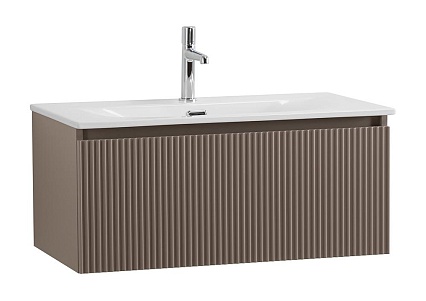 Мебель для ванной BelBagno Uno 80 см 1 ящик, Бежевый матовый