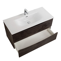 Тумба с раковиной BelBagno Marino-Cer-N 100 см Rovere Nature Grigio