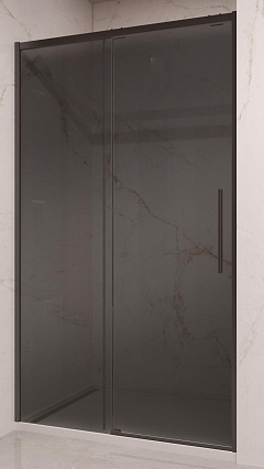 Душевая дверь Vincea Stella VDS-1ST120CGB 120x200 черный, тонированная