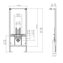 Инсталляция для биде Artceram 700.102