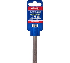 Бур по бетону Tsunami PROFESSIONAL Cross 12х260/210 мм, SDS-plus T10610300012260