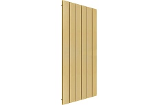 Секционный радиатор отопления Mivarmo 6 секций, горизонтальное/вертикальное подключение 200 см, бежевый матовый MA6-2000-1001