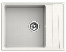 Кухонная мойка GranFest Level GF-LV-660L 66 см белый