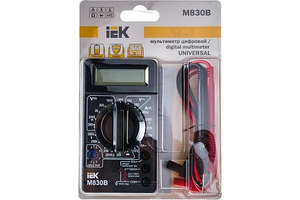 Цифровой мультиметр IEK Universal M830B 6073763 TMD-2B-830