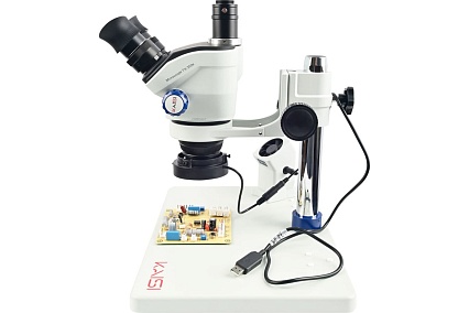 Микроскоп Kaisi TX-350E тринокулярный + подсветка М7761856
